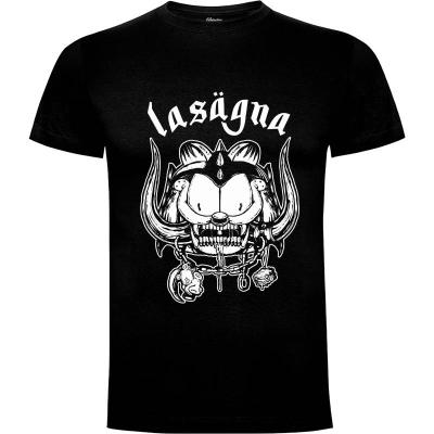 Camiseta Lasagna Head v2 - Camisetas Rockeras