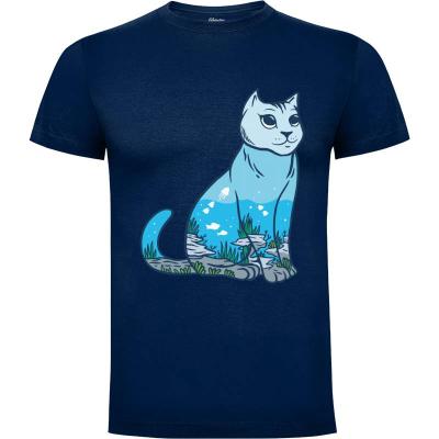 Camiseta Sea of Cat - Camisetas Mangu Studio