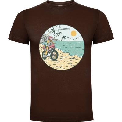 Camiseta Skeleton Summer Riding - Camisetas Verano