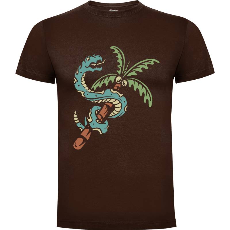 Camiseta Snake and Coconut Tree