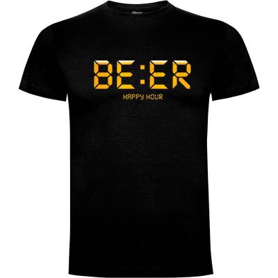 Camiseta Beer Happy Hour - Camisetas Divertidas