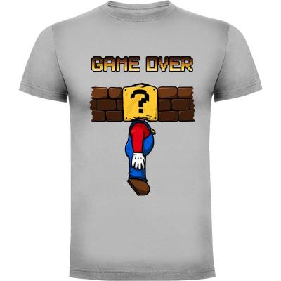 Camiseta Mario game over - Camisetas Gamer