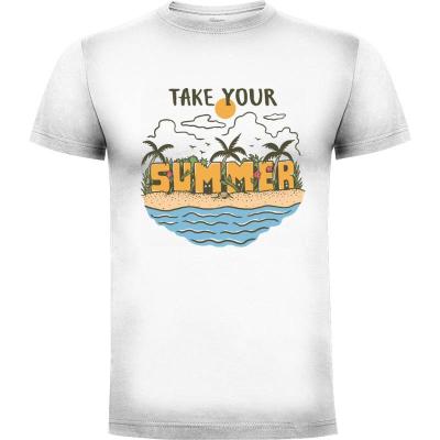 Camiseta Take Your Summer - Camisetas Mangu Studio