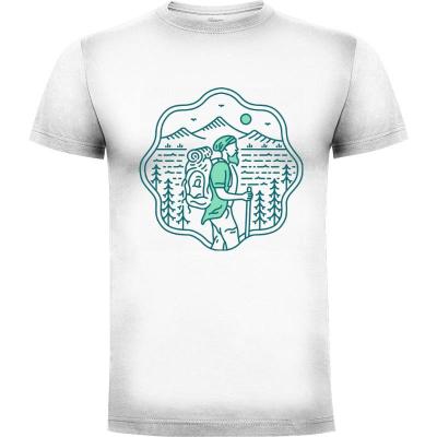 Camiseta Nature Adventure Backpacker 2 - Camisetas Vektorkita