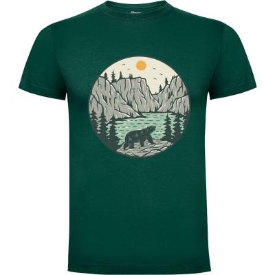 Camiseta The Hunter Bear - Camisetas Mangu Studio