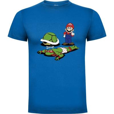 Camiseta Mario Tortuga Ninja - Camisetas Videojuegos
