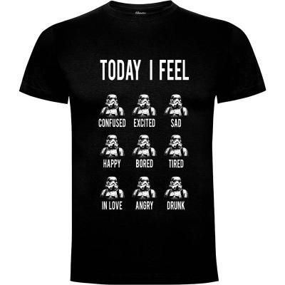Camiseta today I feel - Camisetas Paintmonkeys