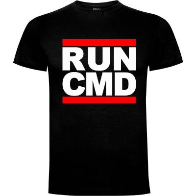 Camiseta run cmd - Camisetas Paintmonkeys