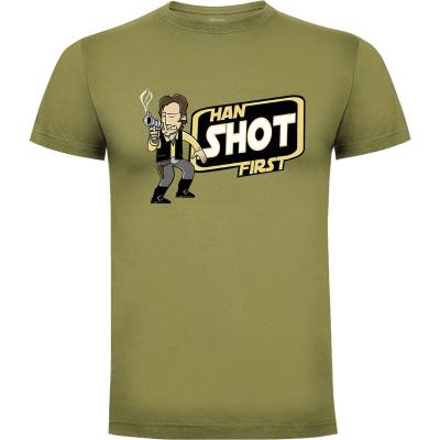 Camiseta Han Shot First - Camisetas Cine