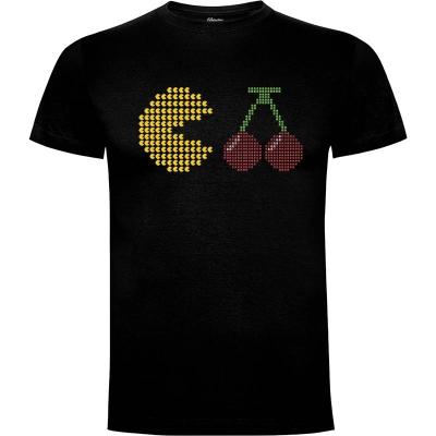 Camiseta Pacman pixels - Camisetas Videojuegos