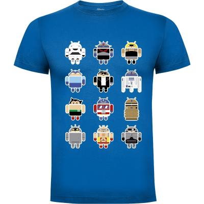 Camiseta Famous Androids - Camisetas Divertidas