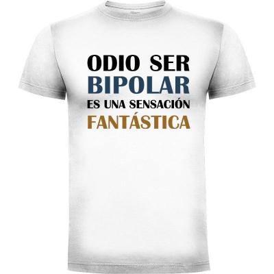 Camiseta Odio ser Bipolar - Camisetas Divertidas