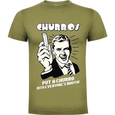 Camiseta Put a Churro into Everyone's Mouth - Camisetas Divertidas