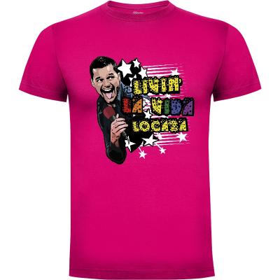Camiseta Ricky Martin Livin La Vida Locaza - Camisetas Divertidas