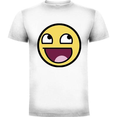 Camiseta Face Awesome - Camisetas camisetas graciosas