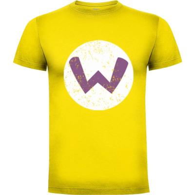 Camiseta W de Wario - Camisetas Videojuegos