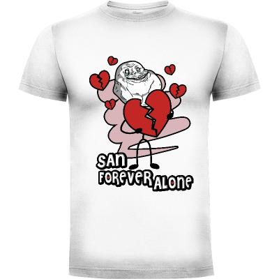 Camiseta San Forever Alone - Camisetas San Valentin