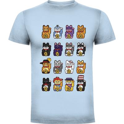 Camiseta Gatos de la Fortuna - Camisetas Dibujos Animados