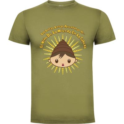 Camiseta Las locas locas aventuras del niño de la mierda en la c - Camisetas Divertidas