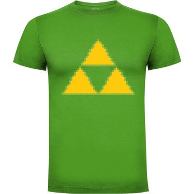 Camiseta Triforce Pixel - Camisetas Videojuegos