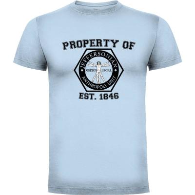 Camiseta Jeffersonian Antropology unit - Camisetas Series TV