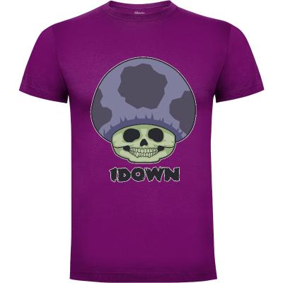 Camiseta 1down (por Andres M Valle) - Camisetas Videojuegos