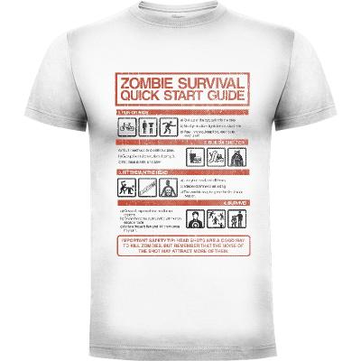 Camiseta Zombie Survival Guide - Camisetas Series TV
