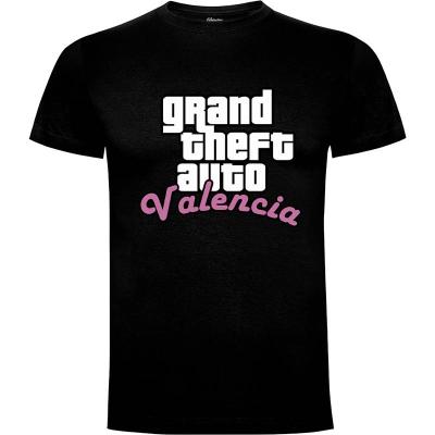 Camiseta grand theft auto valencia - Camisetas Divertidas