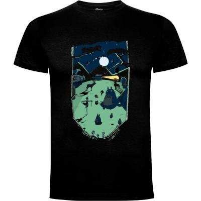 Camiseta Ghibli Forest (por Cristina Ortiz) - Camisetas Anime - Manga