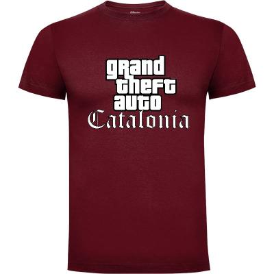 Camiseta grand theft auto catalonia - Camisetas Divertidas