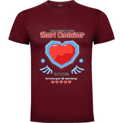 Camiseta Heart Container (por Azafran) - Camisetas Videojuegos