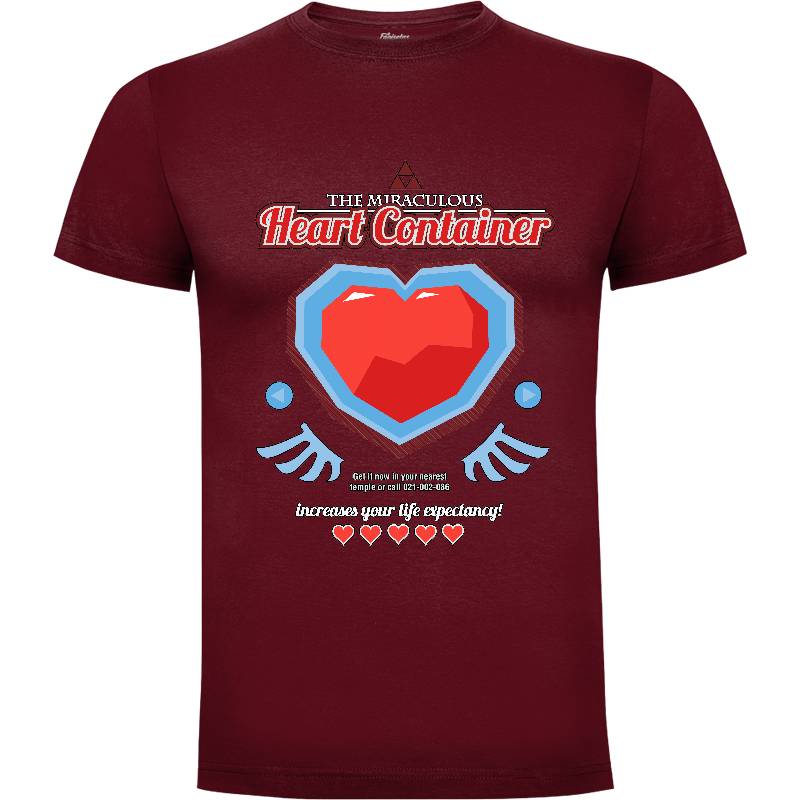 Camiseta Heart Container (por Azafran)