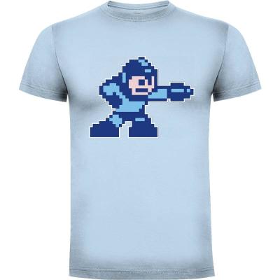 Camiseta Mega pixel man - Camisetas Videojuegos