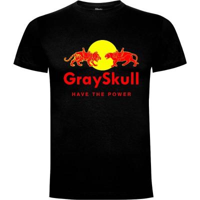 Camiseta GraySkull Energy Drink (por Karlangas) - Camisetas Dibujos Animados