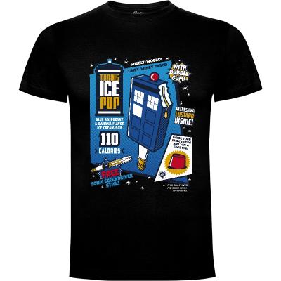 Camiseta Tardis Ice Pop (por Olipop) - Camisetas Series TV