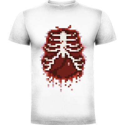 Camiseta Entrañas 8-bits (por Demonigote) - Camisetas Demonigote
