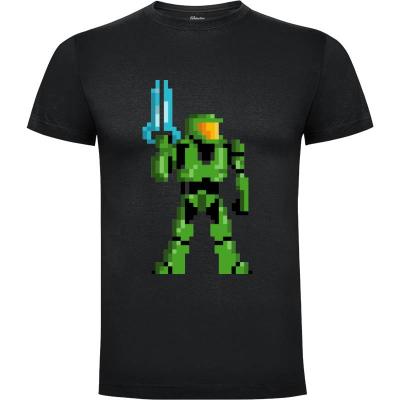 Camiseta Jefe Pixel Hero (por Demonigote) - Camisetas Demonigote