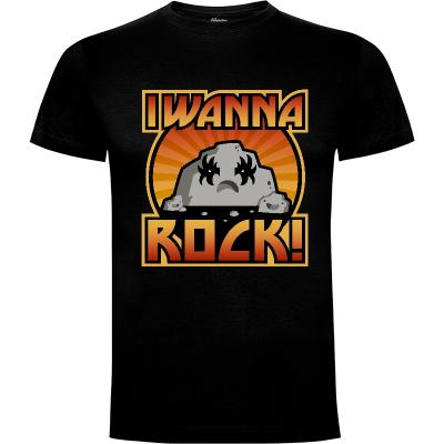 Camiseta I wanna rock! (por Demonigote) - Camisetas Rockeras