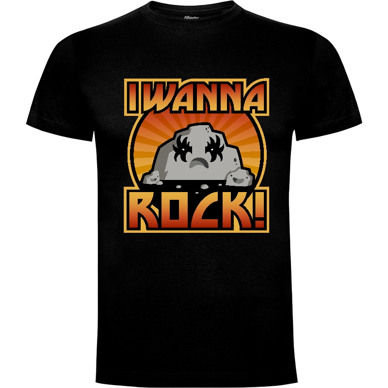 Camiseta I wanna rock! (por Demonigote)