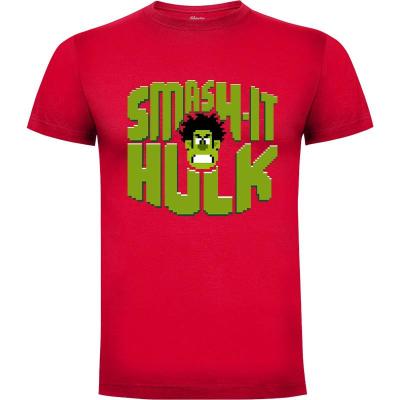 Camiseta Smash-It Hulk! (por Demonigote) - Camisetas Demonigote