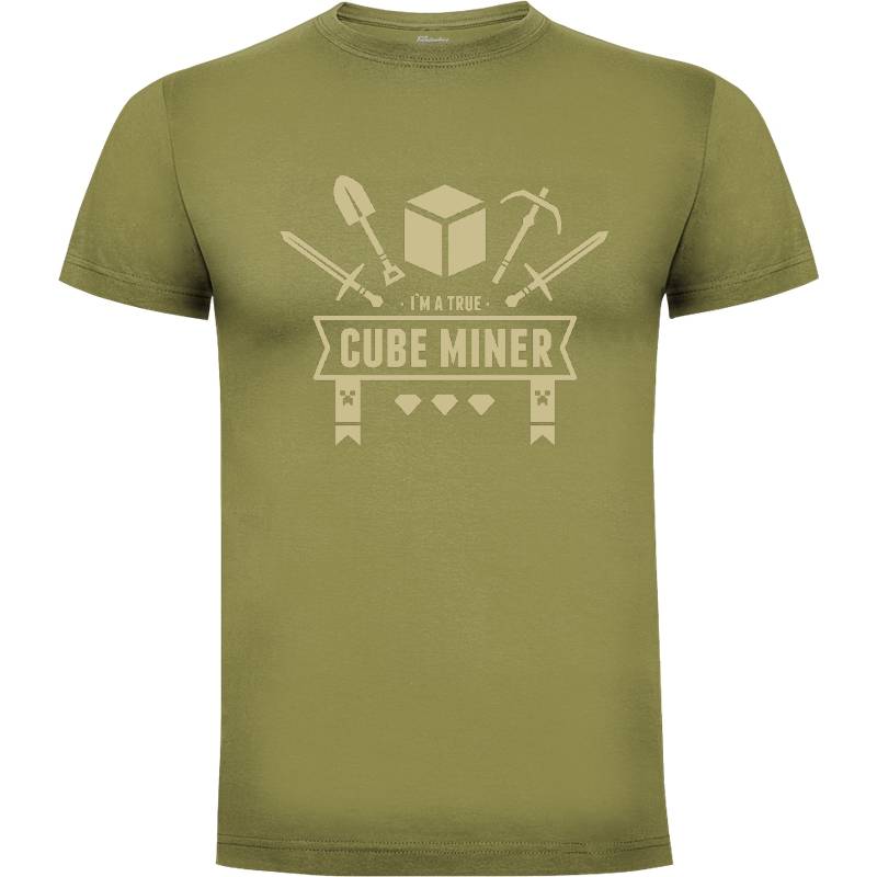 Camiseta Cube miner (by Azafran)