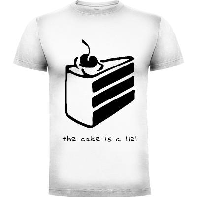 Camiseta The Cake is a Lie Versión 1 - Camisetas Videojuegos