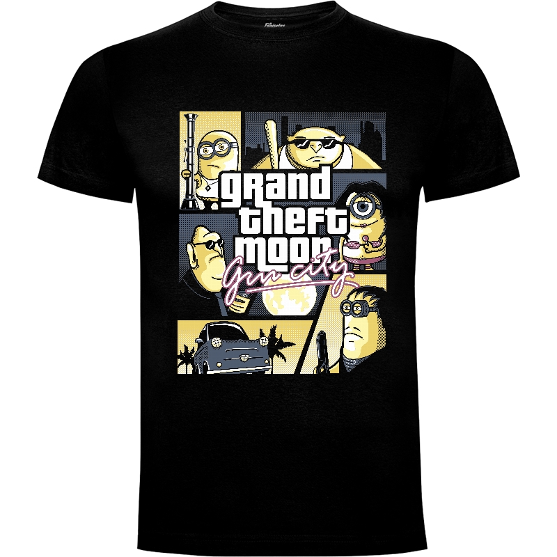 Camiseta Grand theft moon