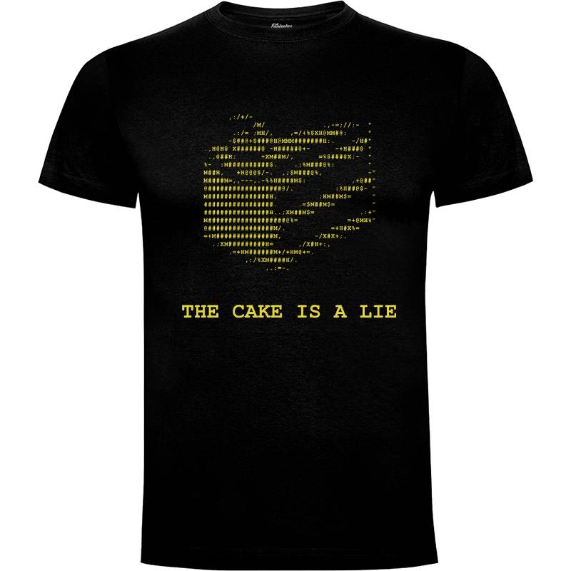 Camiseta The Cake is a Lie Versión 2