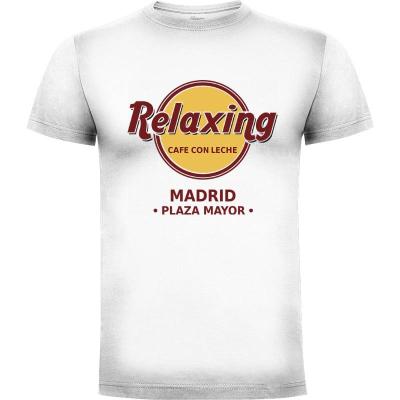 Camiseta Relaxing Cafe con Leche Rock - Camisetas Olipop