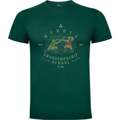 Camiseta Hyrule Escuela de Esgrima - Camisetas Azafran