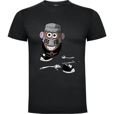 Camiseta Mr Potato Black Knight (por Fernando Sala Soler) - Camisetas Cine