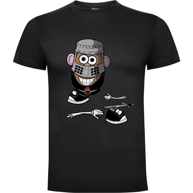 Camiseta Mr Potato Black Knight (por Fernando Sala Soler)