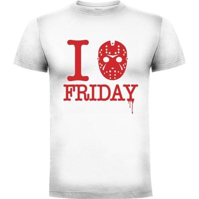 Camiseta I Love Friday - Camisetas Halloween