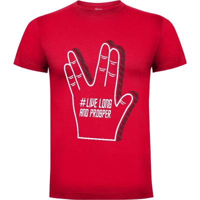Camiseta Live Long and Prosper - Camisetas Demonigote